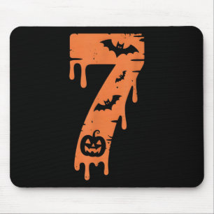 7 Nummer Meme 67 Zes Zeven Halloween  Muismat