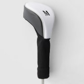 7 Optie eenvoudig Monogram Golfheadcover (Schuin)