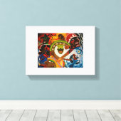 7 Orishas Muur Canvas Afdruk (Insitu (Houten vloer))