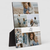 7 Personalized Best Aunt Photo Collage Fotoplaat (Zijkant)