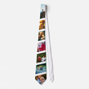 7 Photo Blancs Modèle de Cravate de bande  imprimé