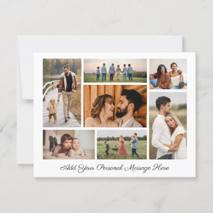 7 Photo Collage Ajoutez Votre Propre Carte De Voeu