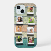 7 Photo Collage iPhone 15 Planche Rustique (Verso)