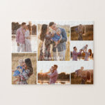 7-Photo Galerie légende personnalisée Puzzle perso<br><div class="desc">Les cadeaux photo font les meilleurs cadeaux ! Facile à personnaliser avec votre texte et/ou photo(s) pour un look personnalisé. Conçu par Berry Berry Sweet. Voir d'autres designs sur www.berryberrysweet.com</div>