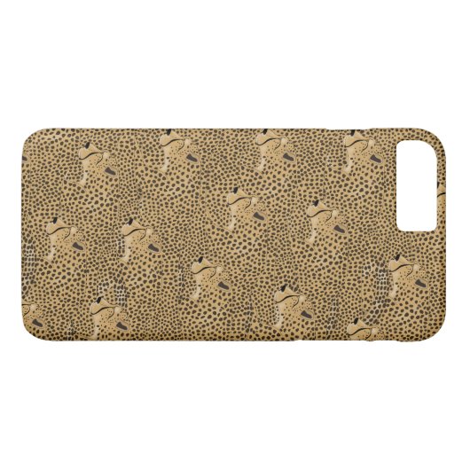 7 Plus Cheetah Apple iPhone 8 Plus/7 Plus, Coque (Dos (Horizontal))