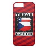 7 Plus Texas coque iphone tchèque-américain (Dos)