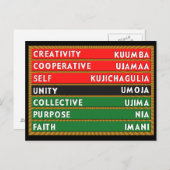 7 principes briefkaart (Voorkant / Achterkant)