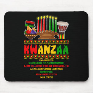 7 principes van Kwanzaa Celebration Pan African Bo Muismat