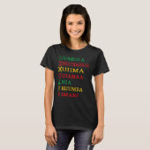7 Principles Of Kwanzaa T-shirt (Voorkant volledig)