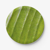 7"Rond Document Bord met Zuiver Bananenblad (Voorkant)