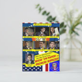 7 STAPPEN - Briefkaart (Staand voorkant)