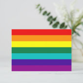 7 Stripes Rainbow Gay Pride Flag (Staand voorkant)