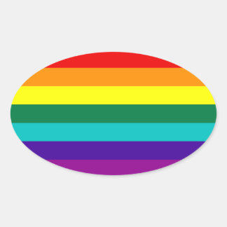 7 Stripes Rainbow Gay Pride Flag Sticker