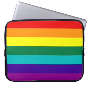 7 Stripes Rainbow Gay Pride-laptophoes Laptop Sleeve