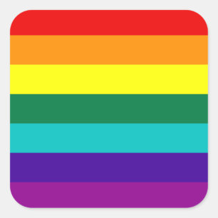 7 Stripes Regenbooggraf Pride Flag Sticker