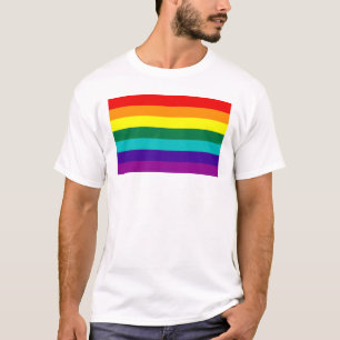 7 Stripes Regenbooggrafflag T-shirt