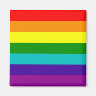 7 Stripes Regenboogkap Pride Flag Magnet Magneet