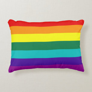 7 Stripes Regenboogpride vlag Accent Kussen