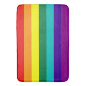 7 Stripes Regenboogpride vlag Badmat (Voorkant Verticaal)
