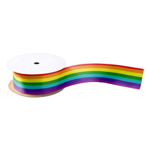 7 Stripes Regenboogpride vlag Lint (Spoel)