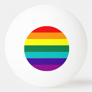 7 Stripes Regenboogpride vlag Pingpongballen