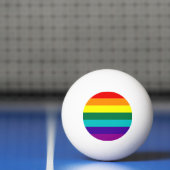 7 Stripes Regenboogpride vlag Pingpongballen (Net)