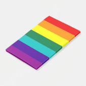 7 Stripes Regenboogpride vlag Post-it® Notes (Schuin)