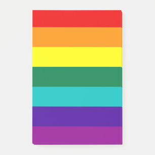 7 Stripes Regenboogpride vlag Post-it® Notes