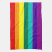 7 Stripes Regenboogpride vlag Theedoek (Verticaal)