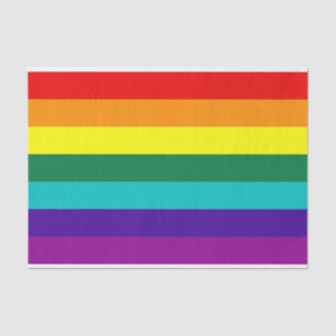 7 Stripes Regenboogpride vlag Tissuepapier