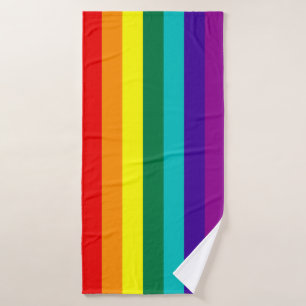7 Stripes regenboogvlag Badhanddoek