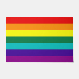 7 Stripes regenboogvlag Deurmat