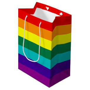 7 Stripes regenboogvlag Medium Cadeauzakje