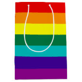 7 Stripes regenboogvlag Medium Cadeauzakje (Voorkant)