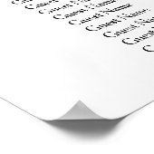 7 Tableau | Élégant tableau de sièges Mariage mode (Coin)