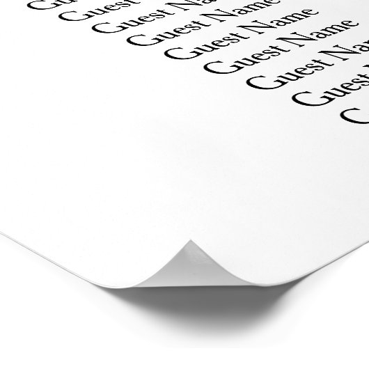 7 Tableau | Élégant tableau de sièges Mariage mode (Coin)