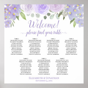 7 Tableau Lavande Mariage floral