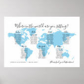 7 Tables Plan du Monde de Destination Tableau de S (Devant)
