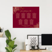7 Tafel-schotwond en gouden weddenschappen Poster (Thuiskantoor)