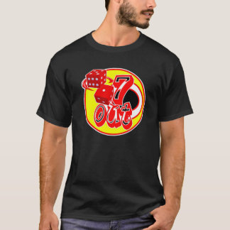 7-uit t-shirt