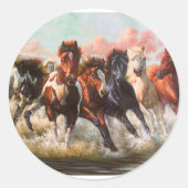 7 uur ronde sticker (Voorkant)