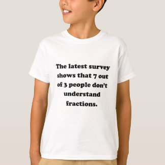7 van de 3 personen t-shirt