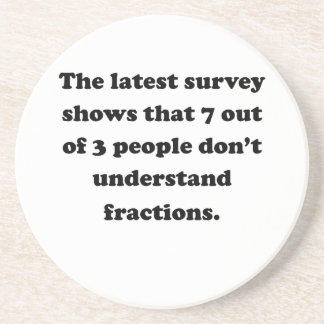 7 van de 3 personen zandsteen onderzetter