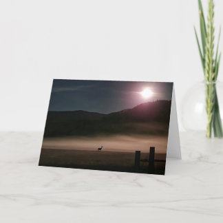 7 x5-inch gevouwen kaart || Moon Deer
