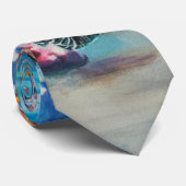 7 Zee koraalrif Stropdas (Opgerold)