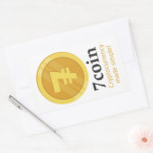 7coin Stickers (rechthoekig) (Envelop)