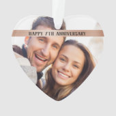 7e anniversaire du Mariage photo (dos)