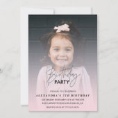 7e anniversaire invitation Anniversaire fête Photo (Devant)