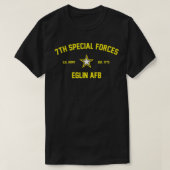 7e bijzondere groep Eglin AFB T-shirt (Design voorkant)