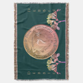 7e bruiloft Jubileum Koper Fresia Deken (Voorkant Verticaal)